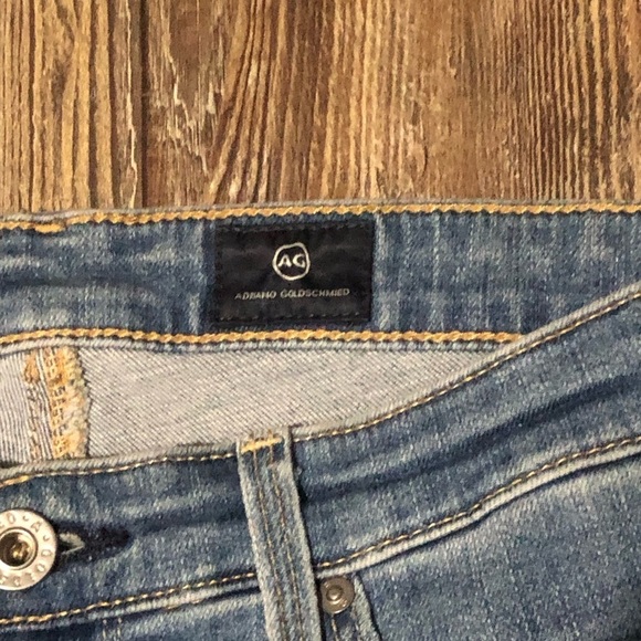 AG Adriano Goldschmied Jeans Women's 26 The Stevie Ankle Slim Straight Frayed - Picture 2 of 7